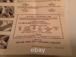 Jaguar XK150 Very Rare First Edition OEM Original E/111 Owner's Manual Handbook