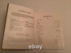 Jaguar XK150 Very Rare First Edition OEM Original E/111 Owner's Manual Handbook