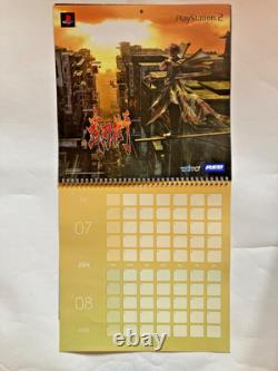 Japanese Official PS2 Promotional Calendar 2004 edition VERY RARE