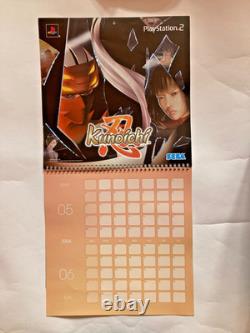 Japanese Official PS2 Promotional Calendar 2004 edition VERY RARE