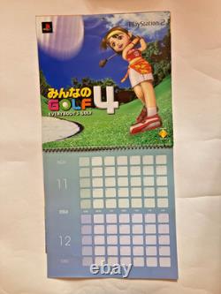 Japanese Official PS2 Promotional Calendar 2004 edition VERY RARE