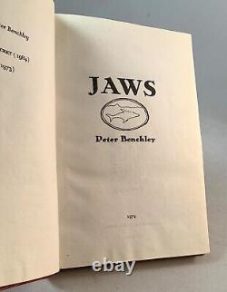 Jaws-Peter Benchley-VERY RARE Pirated First Edition with Org DJ! -Taiwanese-1974