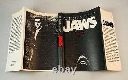 Jaws-Peter Benchley-VERY RARE Pirated First Edition with Org DJ! -Taiwanese-1974