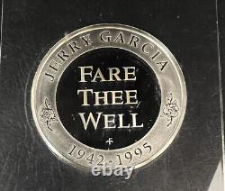 Jerry Garcia Commemorative Eyewitness Medal Limited Edition VERY RARE No COA-J95