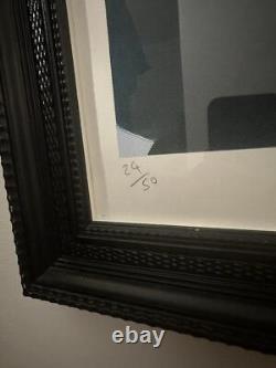 Joe Webb Kissing Magritte signed Early Print Larger Very Rare Edition Of 50