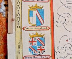 John Speed ESSEX Colchester original VERY RARE 1662 Roger Rea edition loose