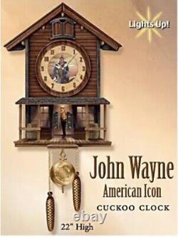 John Wayne Limited Edition Cuckoo Clock Very Rare