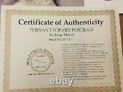 Jorge Mayol Persian Leopard #275/550 Paper Edition Very Rare $600 Value