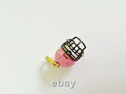 Juicy Couture 2009 Limited Edition Pink Enamel Football Helmet Charm Very Rare