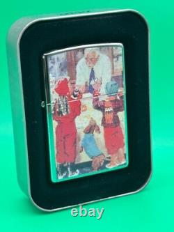 Kids Buy Dad, 1955 gift of Christmas Very rare Limited Edition with Poster Zippo