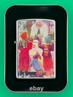 Kids Buy Dad, 1955 gift of Christmas Very rare Limited Edition with Poster Zippo