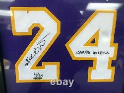 Kobe Bryant Signed UDA 24 Premier Edition 21/24 Carpe Diem Inscription Very Rare