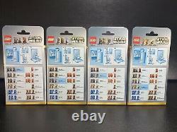 LEGO Star Wars Limited Edition Minifigs 3340 3341 3342 3343 Very Rare 2000 Sets