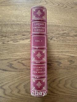 Library of American History Vol 1 John Ridpath 1900 Very Rare Edition