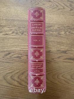 Library of American History Vol 5 John Ridpath 1900 Very Rare Edition