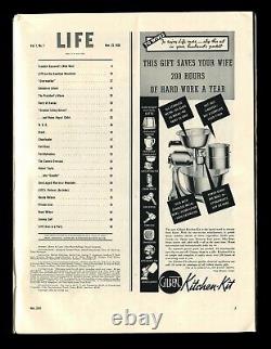 Life Magazine #1 (November 23, 1936) Rare First Edition, Very nice GD/VG