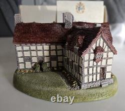 Lilliput Lane Very Rare William Shakespeare Version 1 Boxed With Deeds