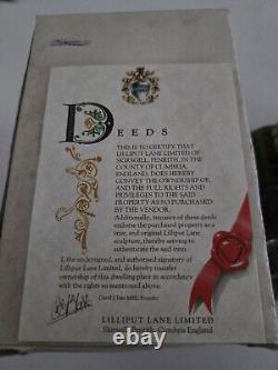 Lilliput Lane Very Rare William Shakespeare Version 1 Boxed With Deeds