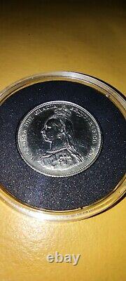 Limited Edition 1887 Queen Victoria Jubilee Head Shilling Very Rare Proof