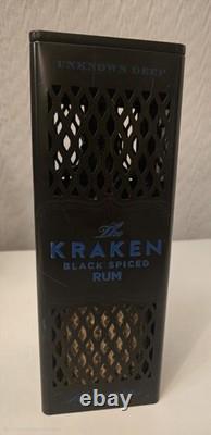 Limited Edition Kraken Unknown Deep Bottle, Tin & Glass Full. Very Rare