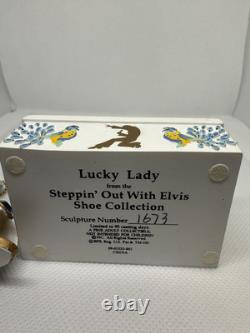Limited edition very rare Elvis Presley collectible Shoe With Stand