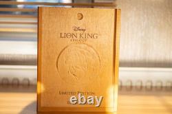 Lion King Trilogy Limited Edition Wooden Box blue ray DVD Very Rare never used