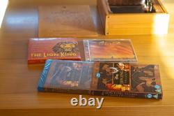Lion King Trilogy Limited Edition Wooden Box blue ray DVD Very Rare never used