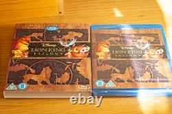 Lion King Trilogy Limited Edition Wooden Box blue ray DVD Very Rare never used