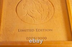 Lion King Trilogy Limited Edition Wooden Box blue ray DVD Very Rare never used
