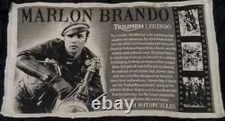 Ltd Edition Triumph Legends Leather Motorcycle Jacket Very Rare Cost £400