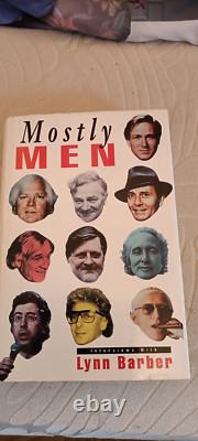 Lynn Barber Mostly Men 1st edition hb hand signed Very rare