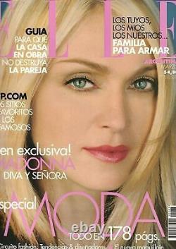 MADONNA ELLE Argentina EDITION (2001) Magazine very rare