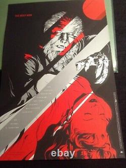 Martin Ansin'wolfman' Very Rare Ap Limited Edition Print Stored Flat