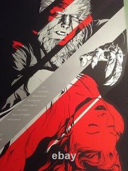 Martin Ansin'wolfman' Very Rare Ap Limited Edition Print Stored Flat