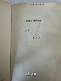 Mary Poppins Book First Edition Library Copy By PL Travers Very Rare Collectible
