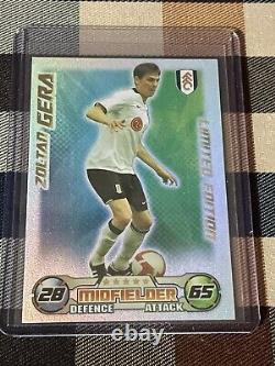 Match Attax 2008/09 08/09 Zoltan Gera Unreleased Limited Edition Very Rare