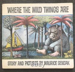 Maurice Sendak Where The Wild Things Are 1967 1st UK Edition Hardback Very Rare