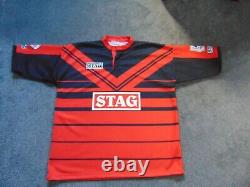 Mens Very Rare St Helens STAG Rugby League Centenary 1895-1995 Edition Shirt XXL