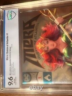 Mera Queen Of Atlantis #1 4/18 Cbcs 9.6 Foil Convention Variant -very Rare