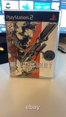 Metal Gear Solid 2 Steel Case UK Limited Edition Complete With Manuals Very Rare
