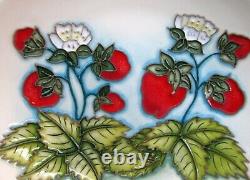 Moorcroft Very Rare MC SCARLET Limited Edition 1/2 Tray 780/4 Retail Price £195