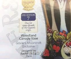 Moorcroft Woodland Canopy Vase. Limited Edition. VERY RARE. Only 7 Ever Made