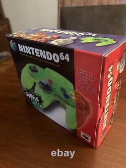 N64 Limited Edition Exteme Green Lime Neon Controller. Mint In Box. Very Rare