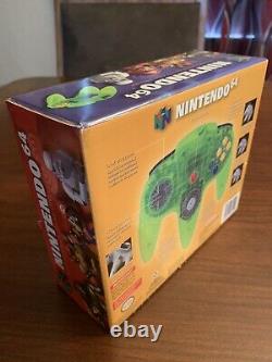 N64 Limited Edition Exteme Green Lime Neon Controller. Mint In Box. Very Rare