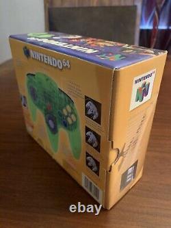 N64 Limited Edition Exteme Green Lime Neon Controller. Mint In Box. Very Rare