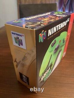 N64 Limited Edition Exteme Green Lime Neon Controller. Mint In Box. Very Rare