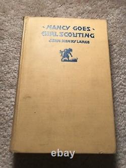 NANCY GOES GIRL SCOUTING Jean Henry Large VERY Rare Hard Copy 1st Edition book