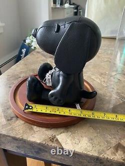 NWT Coach x Snoopy Peanuts 7 Black Leather Doll Limited Edition Very Rare wDome