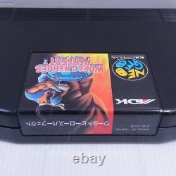 Neo Geo Aes Rom World Heroes Perfect Jp Version Very Rare! 100% Authentic