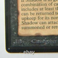 Nether Shadow(black Creature) Mtg Beta 1993 Very Fine Photo's